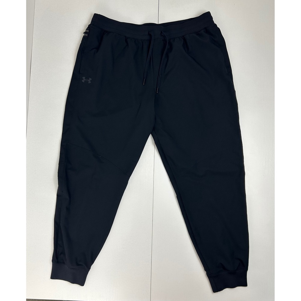 Under Armour Unstoppable Joggers Mens 2XL Black UA Storm Tapered Water Repellent